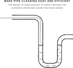 CiaraQ Bottle Cleaning Brushes, 8 Inch Nylon Tube Brush Set & A Flexible Long - Image 6
