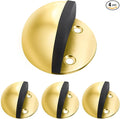 4 Pack Door Stops, Self Adhesive Floor Door Stopper, Stainless Steel Floor by Gudui
