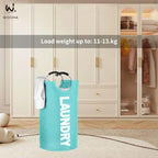 WOOHA 125L Large laundry basket, Collapsible laundry hamper, Tall Clothes - Image 7