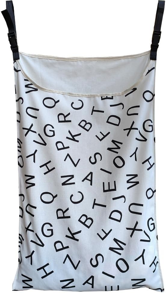 Adjustable Door Hanging Laundry Hamper Bag, by HDHYK