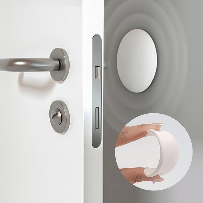 Door Stoppers - 3.14" White Door Stoppers - Image 3