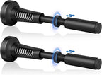 2pcs Adjustable Spring Door Stops, 4.17-5.35in Aluminum Long Door Stoppers by Sckeinwg