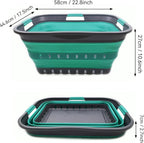 SAMMART 42L Collapsible Plastic Laundry Basket - Image 3
