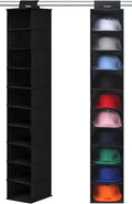 VAESIDA Hat Rack for Closet, 10 Shelf Hanging Hat Organizer for Baseball Caps by VAESIDA