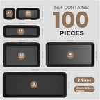 A-LuGei 【 】 Tool Box Organizer Tray Set【Fits 100+ Tools】 Black - Image 3