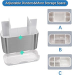 Toothbrush Holders for Bathroom Organizer Countertop, Detachable Anti-Slip - Image 5