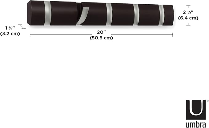 Umbra Flip Wall-Mounted Coat Rack - Image 3
