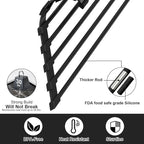 Triangular Sink Rack, Foldable Sink Drying mat, Heat-Resistant, and Rust-Proof - Image 4