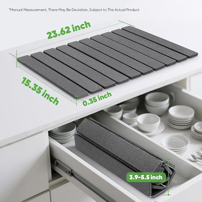 Stone Dish Drying Mat for Kitchen Counter - Image 3
