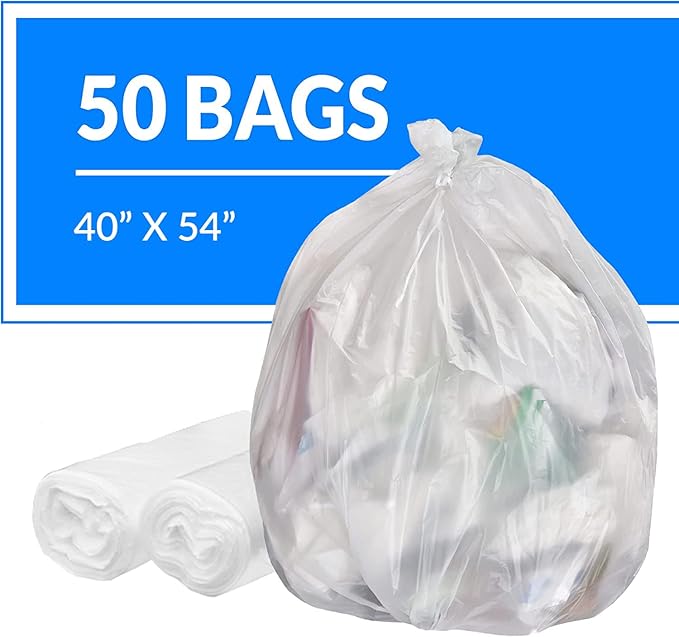 Reli. SuperValue 55-60 Gallon Trash Bags | 50 Count | Made in USA | Heavy Duty - Image 2