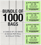 Aluf Plastics 33 Gallon Trash Bags Source Reduction Series Value High Density - Image 7