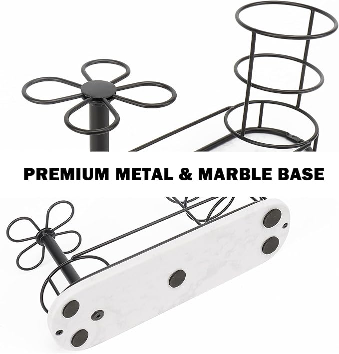 HarJue Toothbrush Holder Stand for Bathroom, Metal Toothbrush Organizer - Image 8
