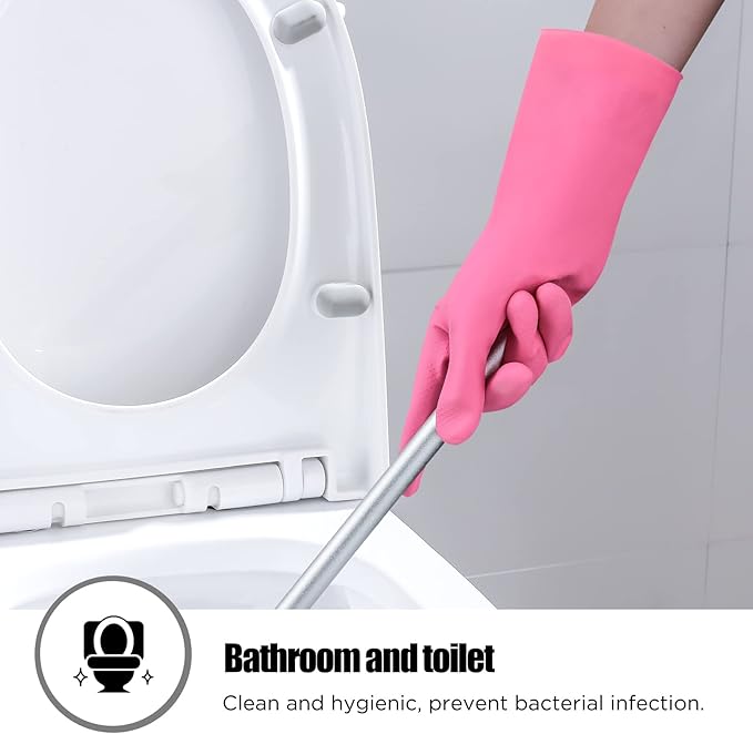 Rubber cleaning gloves 3 or 6 Pairs - Image 6