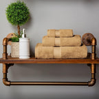 SUPERIOR Egyptian Cotton Pile 3 Piece Towel Set, Includes 1 Bath, 1 Hand - Image 2
