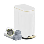 2.6 Gallon Slim Bathroom Trash Can by ksskss