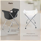 ELYKEN Laundry Cart with Wheels, 32”H Easy Rolling Laundry Hamper with - Image 3