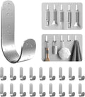 Self Adhesive Towel Hooks, 304 Stainless Steel Heavy Duty Shower Hook by ATDOALL