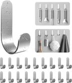 Self Adhesive Towel Hooks, 304 Stainless Steel Heavy Duty Shower Hook by ATDOALL
