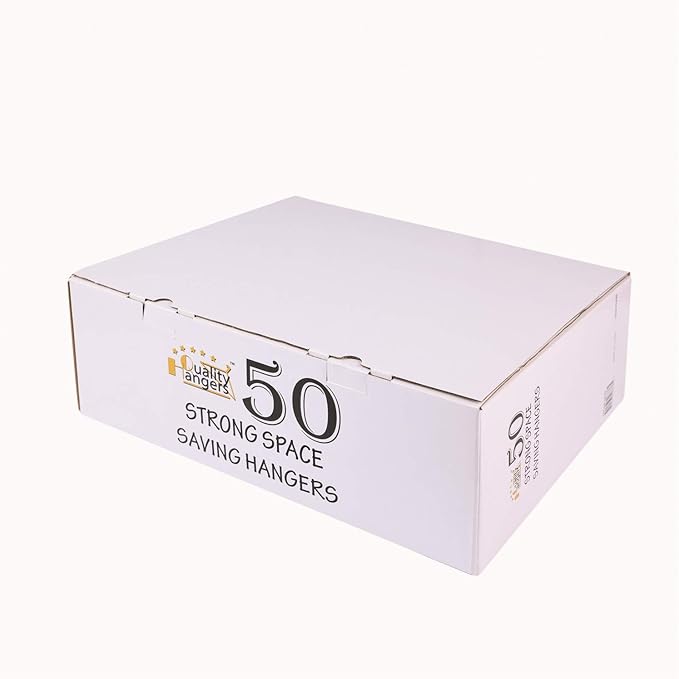 Quality Hangers 50 Pack Plastic Hangers - Image 8