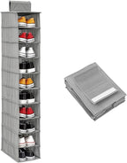 HomeBeyond 10-Shelf Hanging Closet Organizer, and Accessories, Space-Saving by Unknown