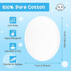 Oval Cotton Pads- 100% Pure Cotton, Gentle Enough - Image 2