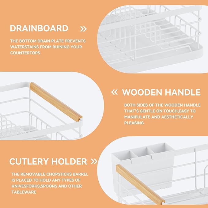 BRIAN & DANY Dish Drying Rack, Dish Racks - Image 4