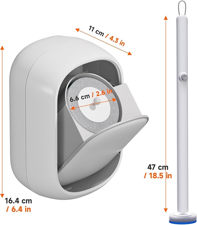 Disposable Toilet Brush and Holder Set - Image 5