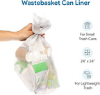 ProCure 7-10 Gallon Clear Garbage Can Liners, Lightweight, 8 Microns - Image 3