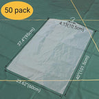 50 Pack 23.6x40inch Clear Plastic Clothes Covers - Image 2