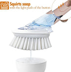 Soap Dispensing Replacement Dish Brush Storage Set - Image 2