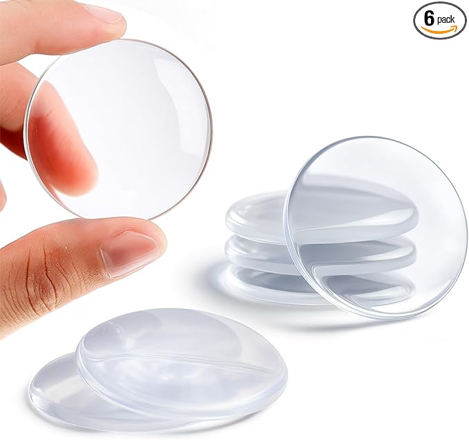 Door Stoppers for Wall, Etybetopstar 6Pack 2" Rubber Door Knob Wall Protectors by Etybetopstar