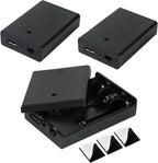 3 AA Battery Holder, 3 Pack Portable USB Battery Pack，4.5-5V USB Battery Pack by WYTUDTE