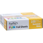 ForPro FUN Summertime 5" Foil Sheets, Aluminum Hair Foils - Image 3
