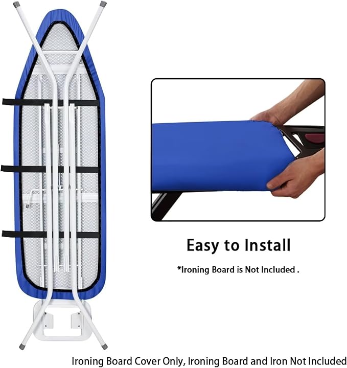 Ironing Board Cover, Lightweight Ironing Board Protector Elastic Edge Ironing - Image 4