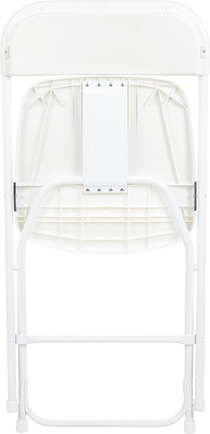 Flash Furniture Hercules Series Plastic Folding Chair - White - 4 Pack 650LB Weight Capacity Comfortable Event Chair-Lightweight Folding Chair - Image 14