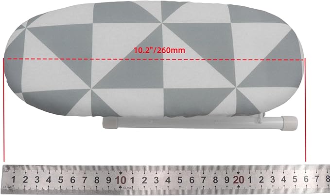 Oedema Mini Ironing Board 10.2" Portable Folding Ironing Board Cloth Cover - Image 3