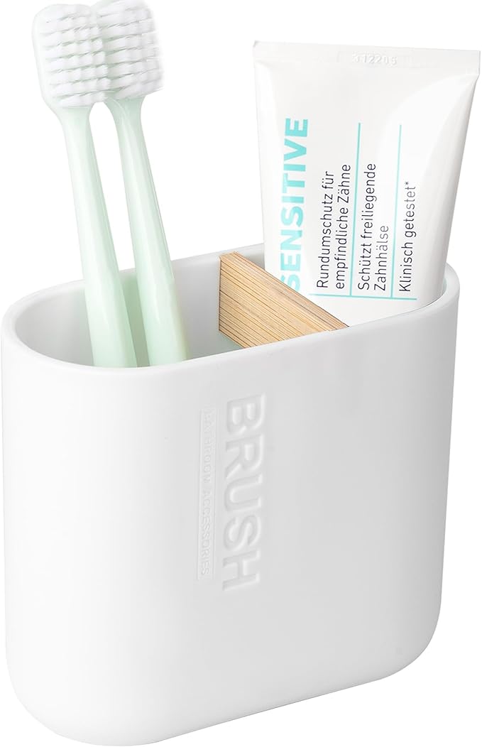 Toothbrush Holders Bamboo Electric Toothbrush Holder Bathroom Storage Organizer by rejomiik
