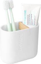Toothbrush Holders Bamboo Electric Toothbrush Holder Bathroom Storage Organizer by rejomiik