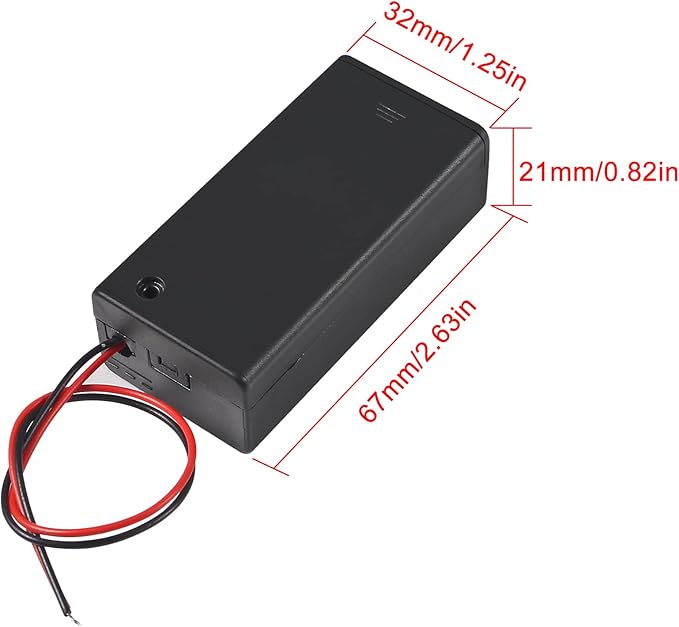 8pcs 9V Battery Holder 9V Battery Holder - Image 3
