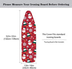 Santa Claus Snowman Ironing Board Cover Cover Heat-Reflective Scorch Resistant - Image 5