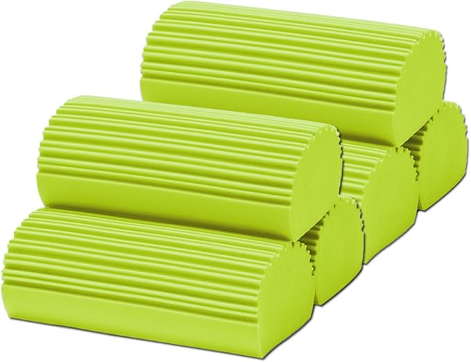 6-Pack Damp Clean Duster Sponge, Duster Cleaning Sponge by HDAIUCOV