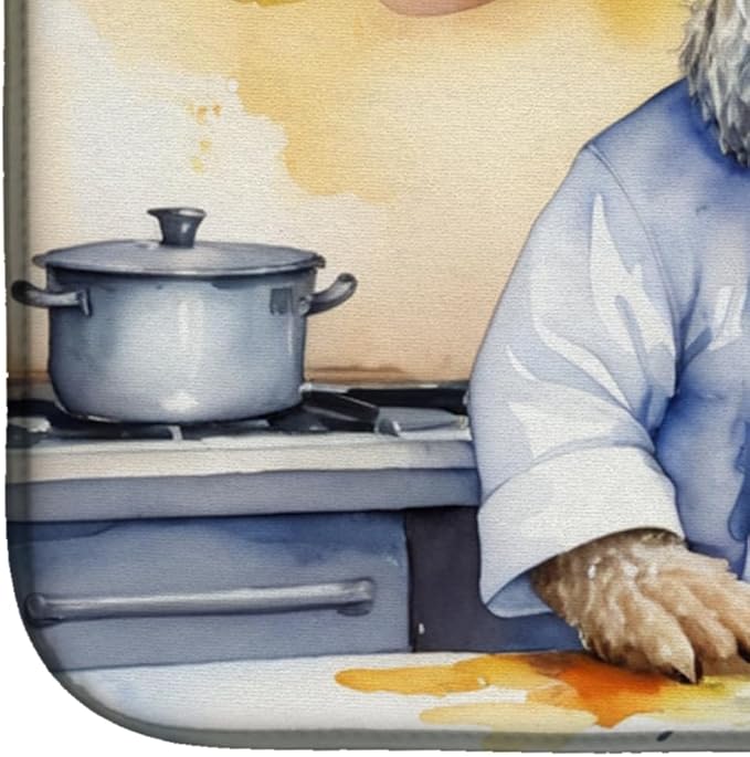 Caroline's Treasures DAC6274DDM Komondor The Chef Dish Drying Mat Absorbent - Image 4