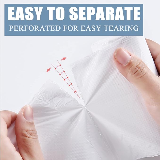4 Gallon Small Trash Bags, Transparent - Image 5