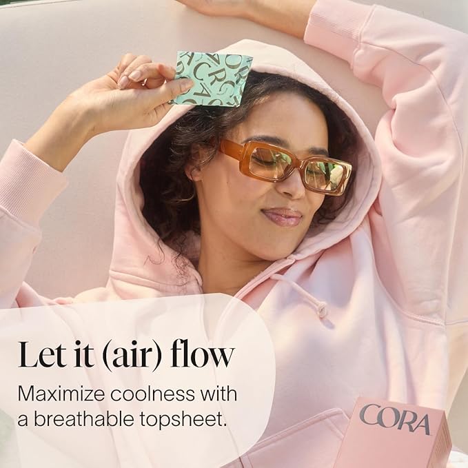 Cora 100% Organic Cotton Topsheet Period Liners - Image 5