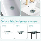 Shower Hair Drain Catcher, Silicone Bathtub Drain Hair Catcher Strainer - Image 4