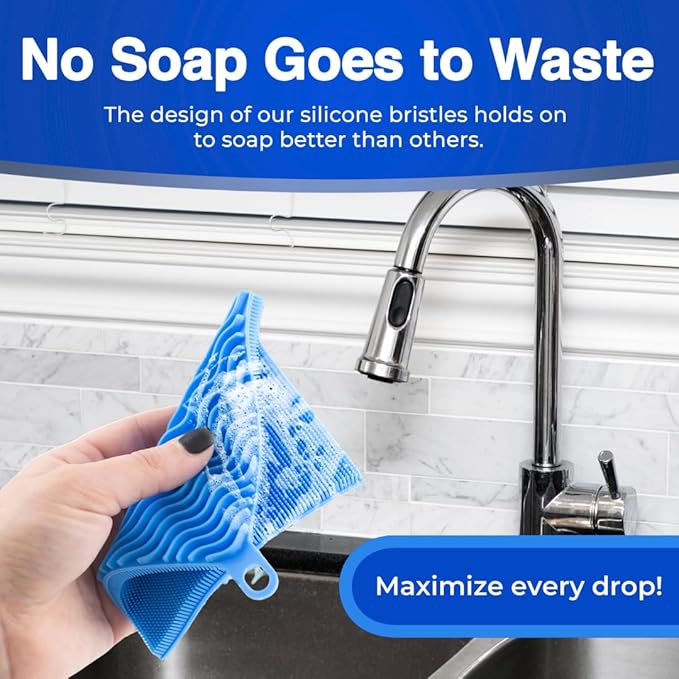 Silicone Dish Sponge Dish Scrubber - Image 4