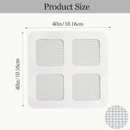 50Pcs Disposable Shower Drain Hair Catcher, Prevents Hair Clogs, 4x4 Inch Mesh - Image 2