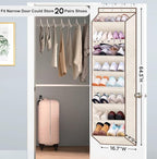 SLEEPING LAMB Over The Door Shoe Organizer - Image 2