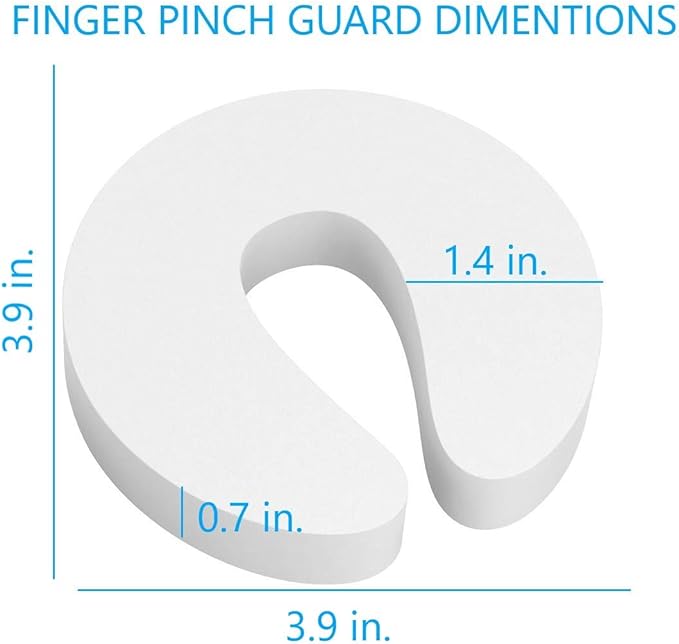 Door Pinch Guard and Door Slam Stopper 6pk. Use Safety Door Guard Made of Soft - Image 2
