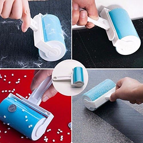 Reusable Sticky Picker Set Cleaner Lint Roller Pet Hair Remover Brush - Image 3